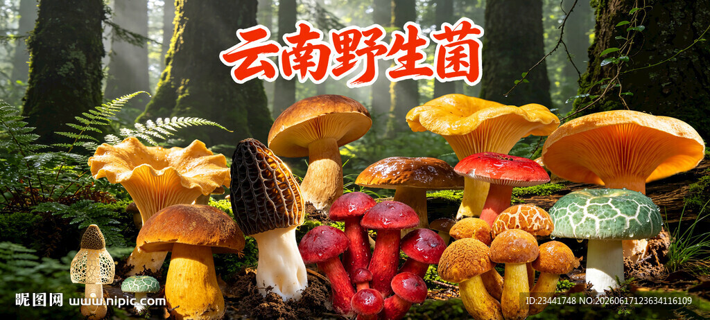 野生菌广告  