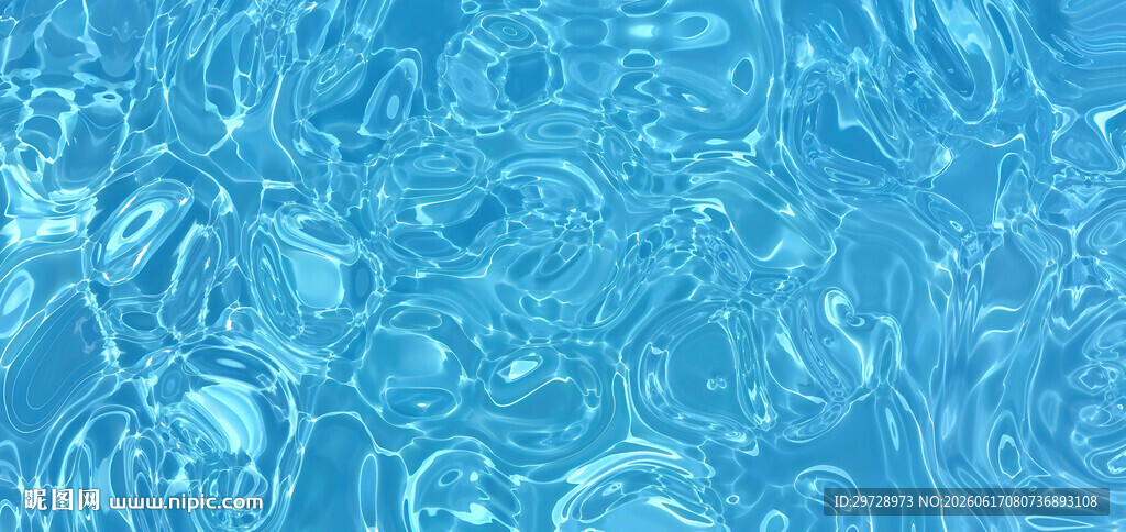 蓝色水波纹