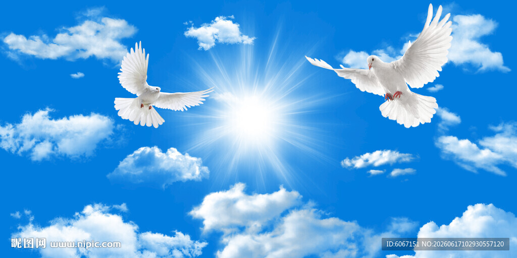 蓝天白云背景