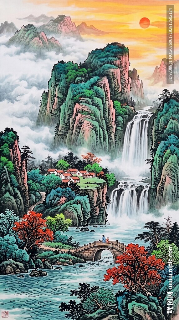 国画山水