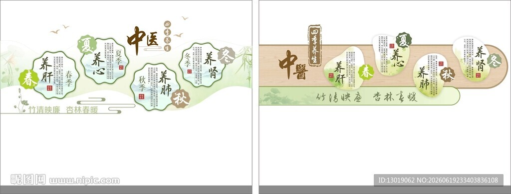 中医文化展墙