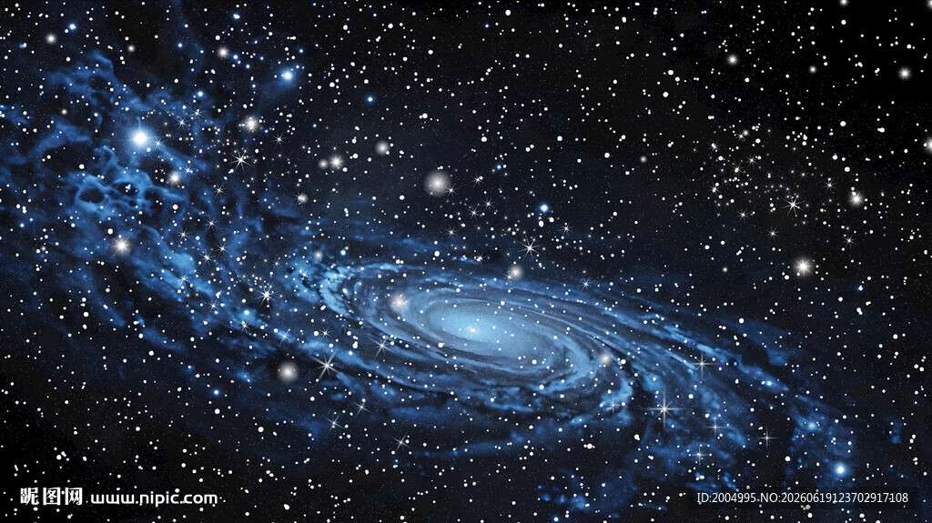 蓝色宇宙星空