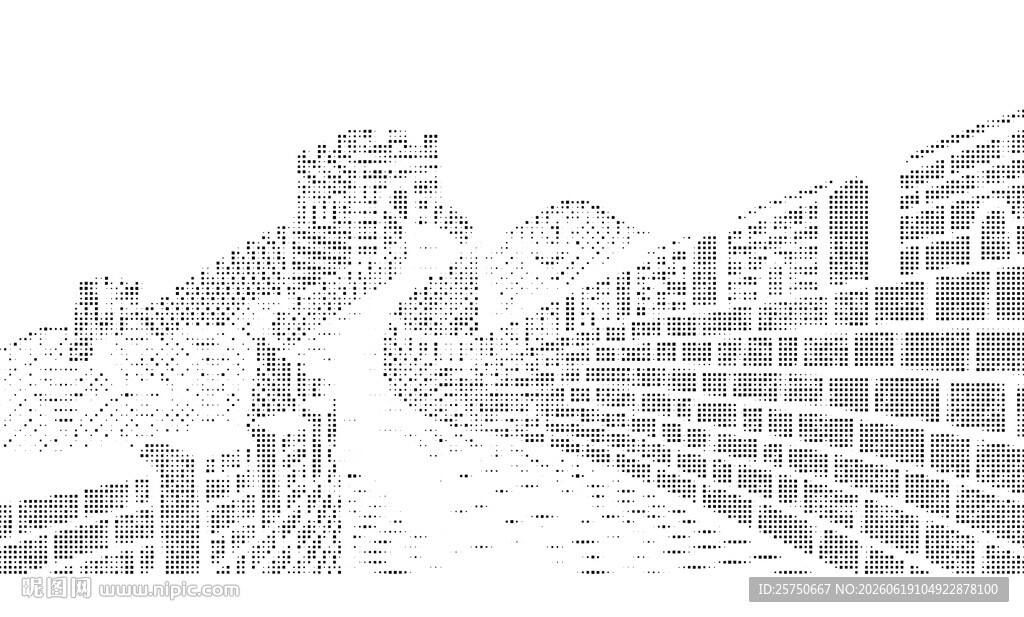 长城点状图
