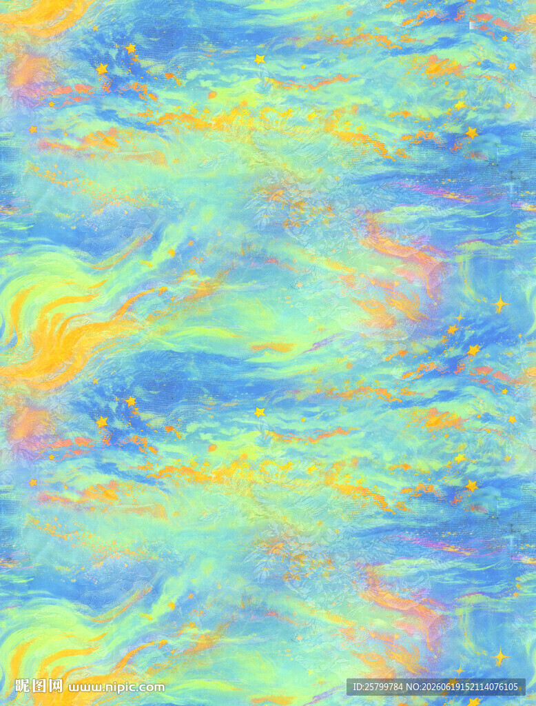 梦幻多彩流体纹理背景