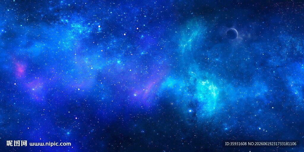 璀璨漩涡宇宙星空背景图