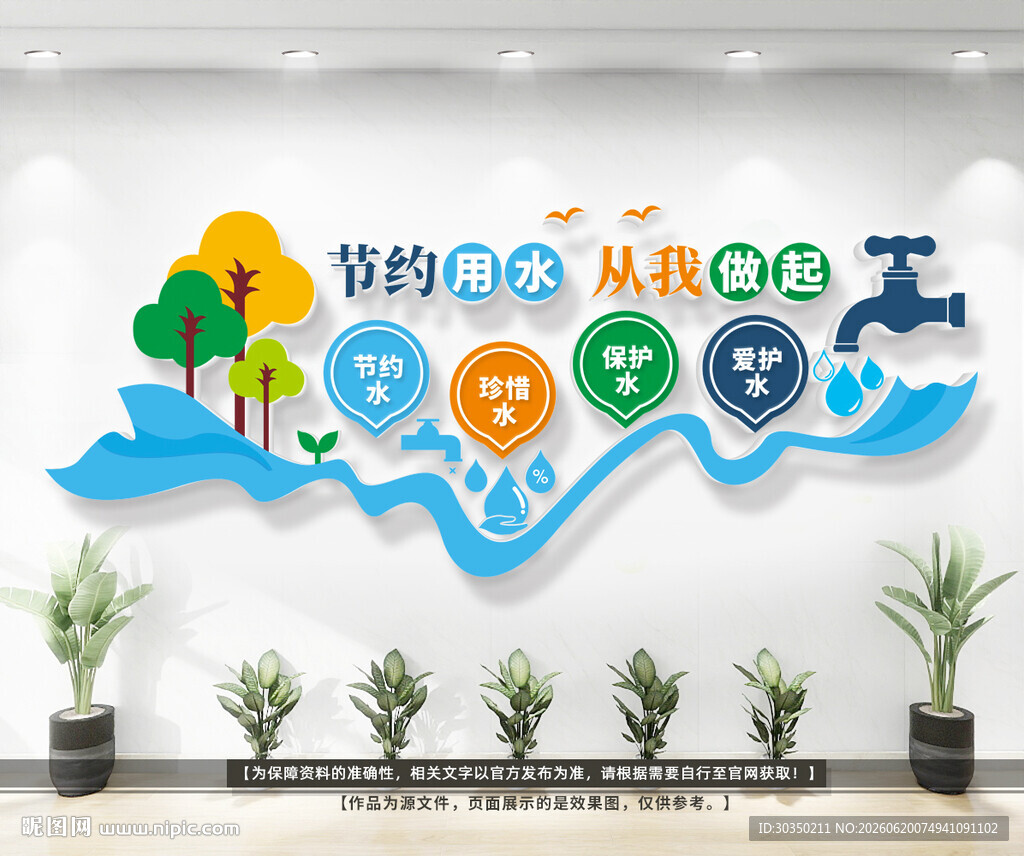 节约用水文化墙