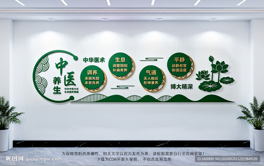 中医养生文化墙