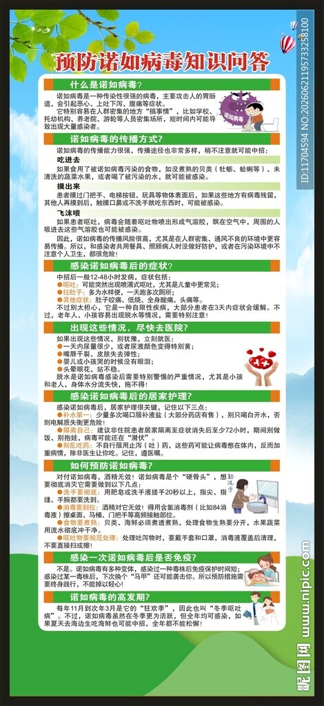 健康教育知识展架