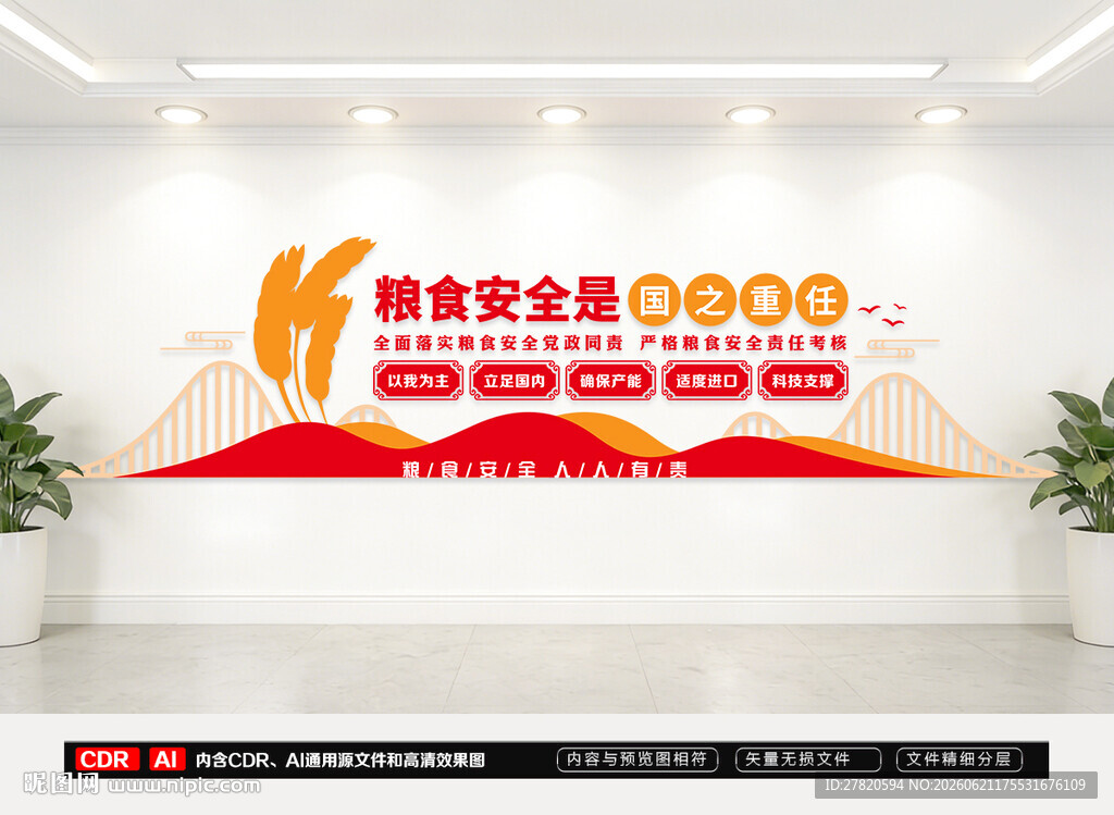 粮食安全文化墙