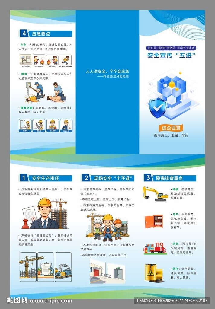 安全生产月宣传五进之进企业篇