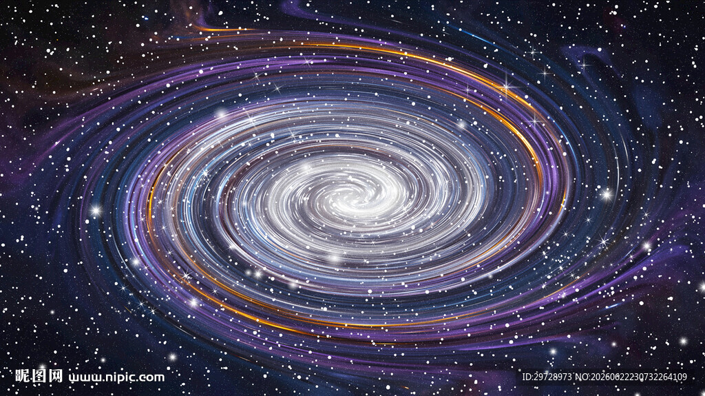 唯美星空旋涡宇宙背景