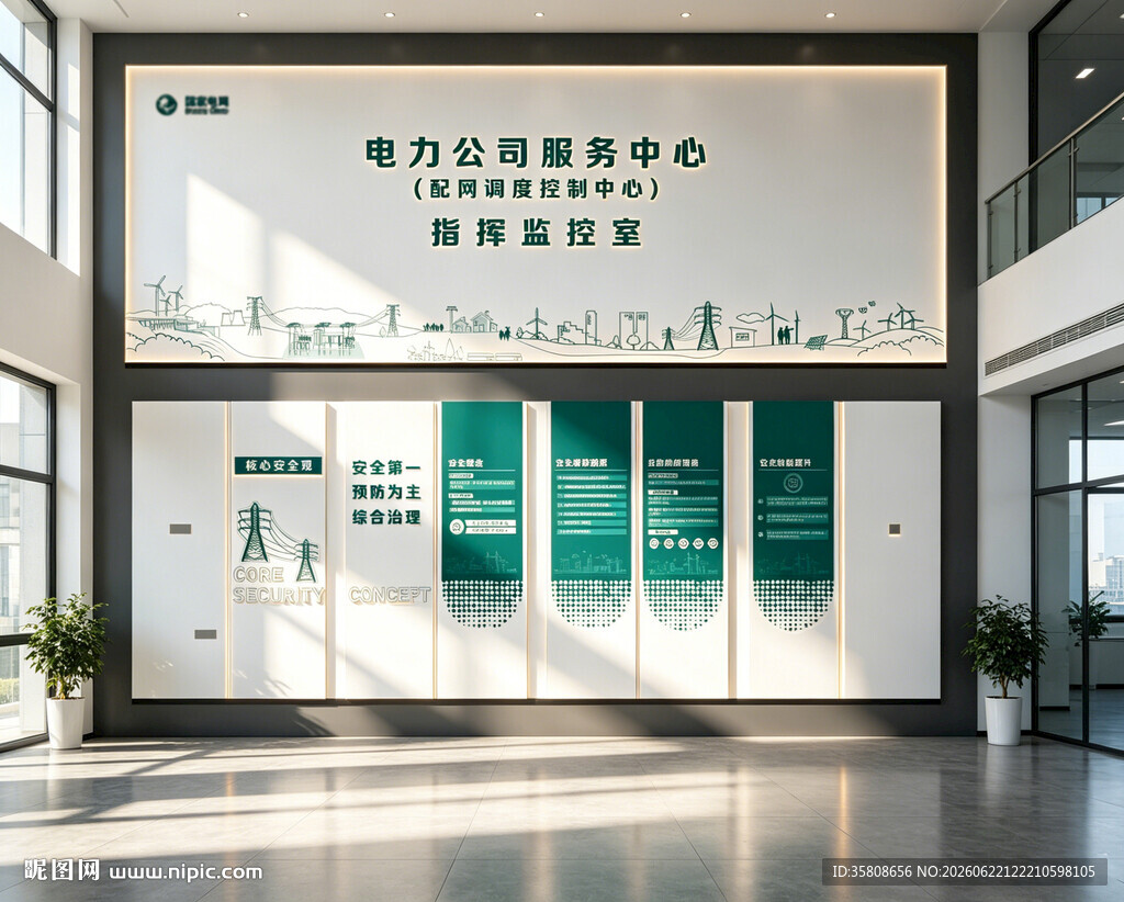 电网科技文化墙