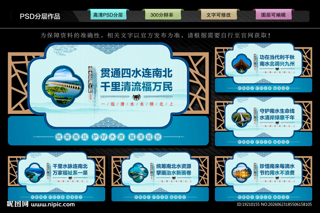 南水北调宣传展板