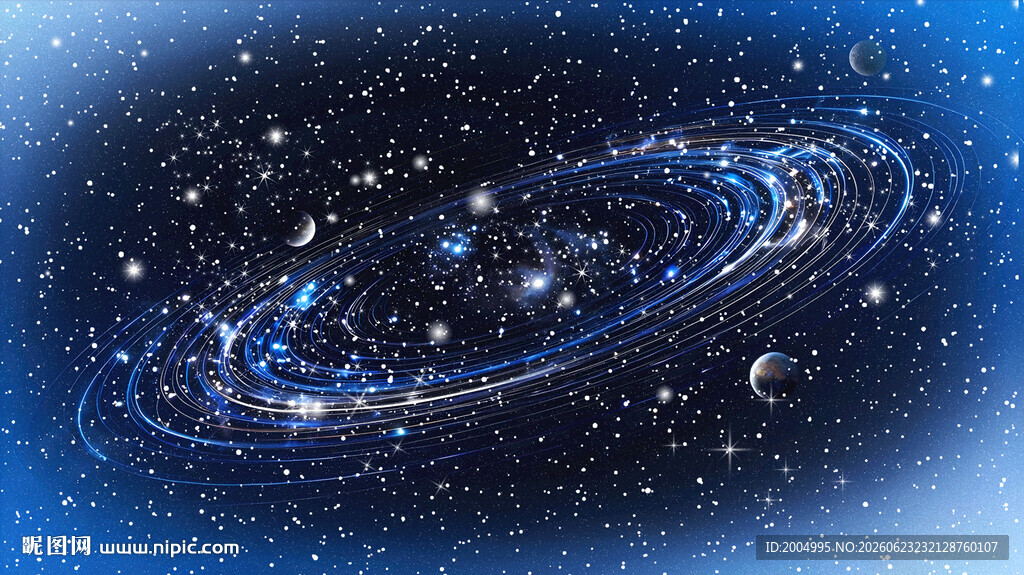 璀璨星系宇宙壮丽景象