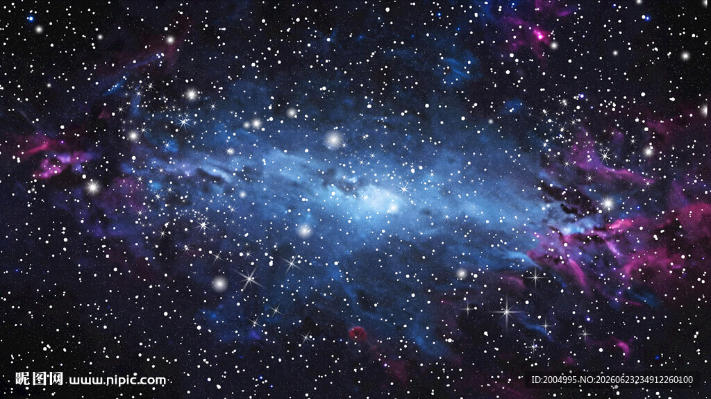 梦幻绚丽的深邃宇宙星空