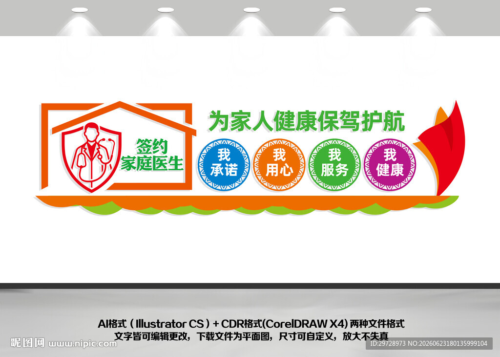 签约家庭医生文化墙