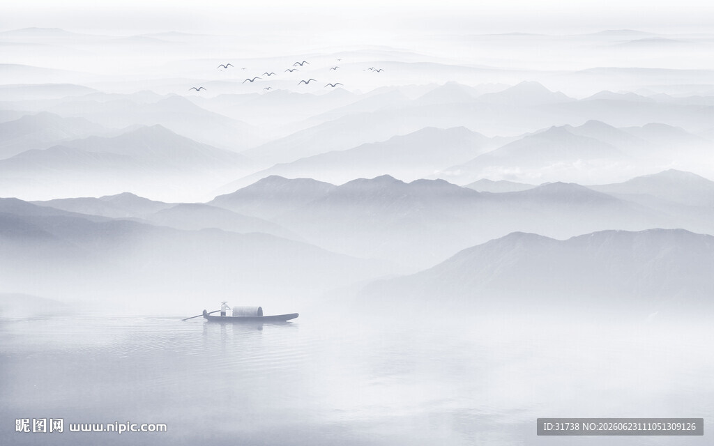 意境山水画