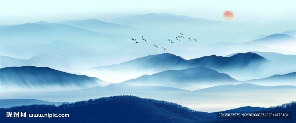水墨山水 