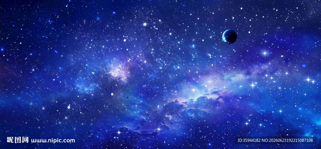 蓝色星空软膜天花吊顶