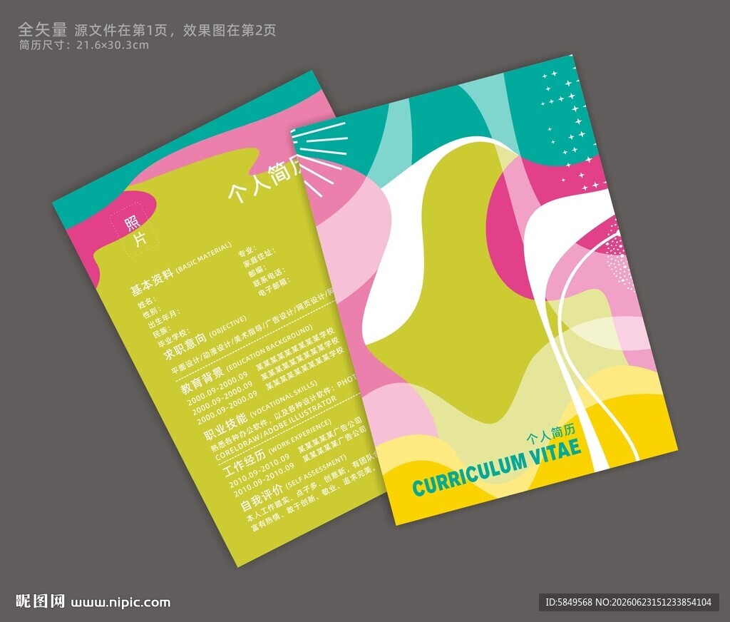 大学生简历