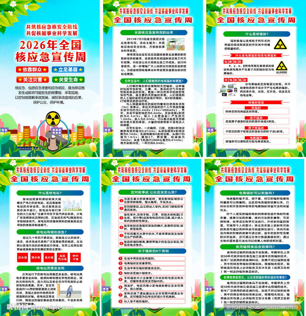 全国核应急宣传周挂图