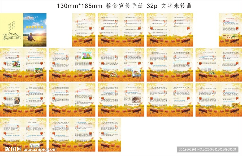 粮食宣传手册