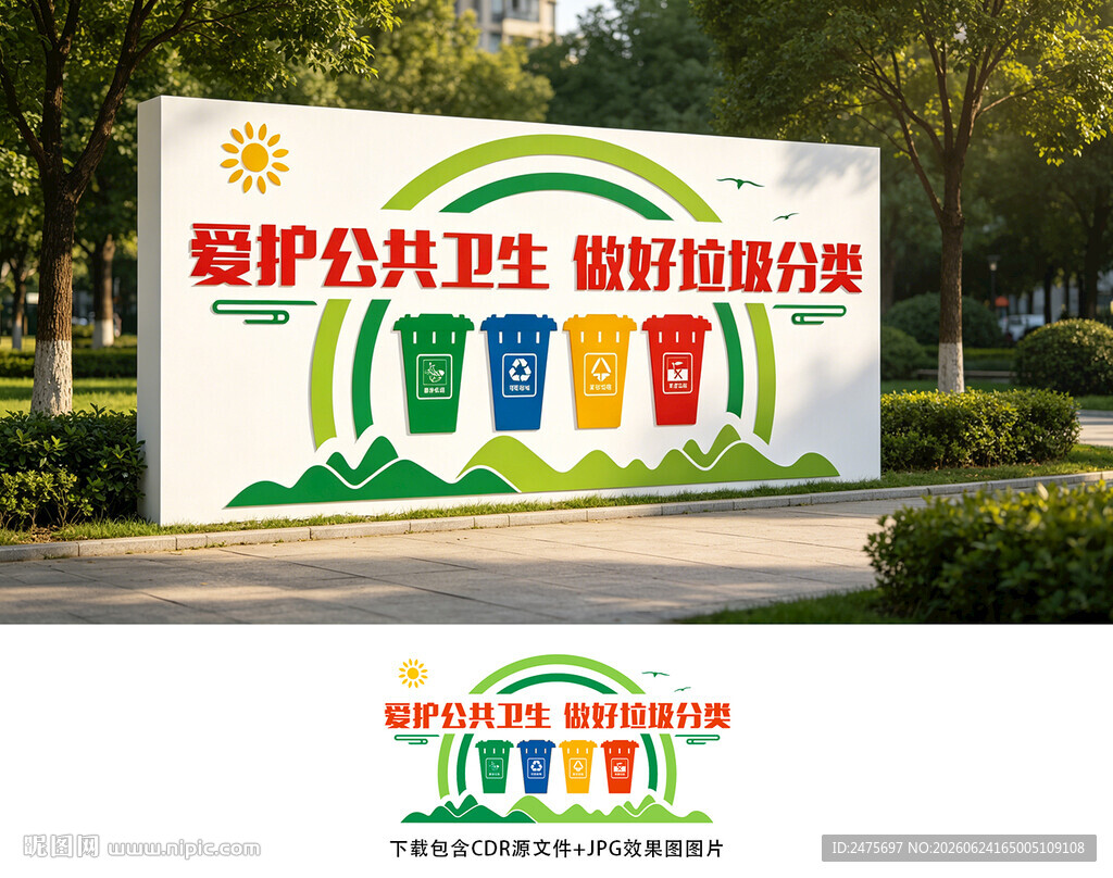 垃圾分类文化墙
