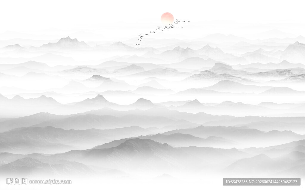 新中式山水画