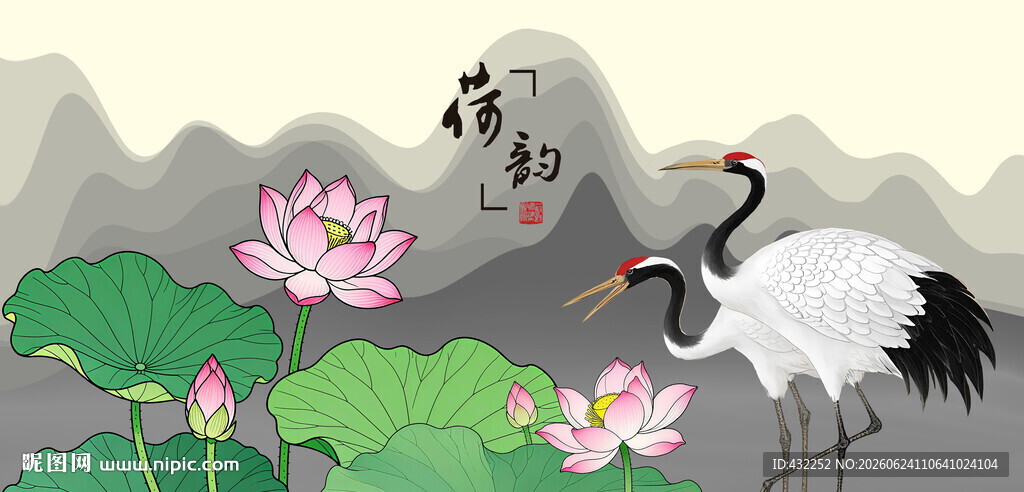 仙鹤白鹤丹顶鹤