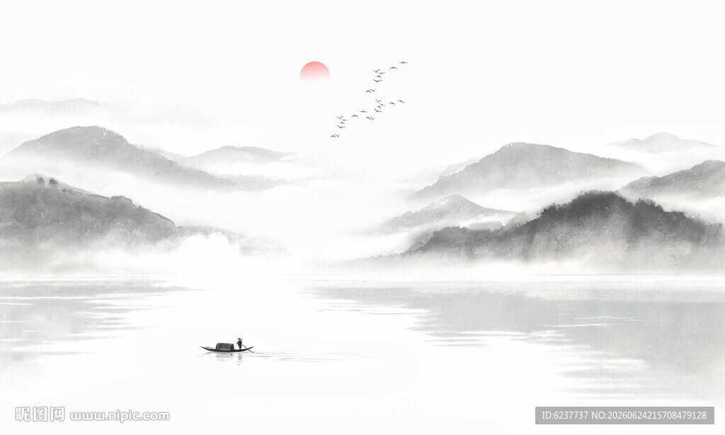 意境山水画