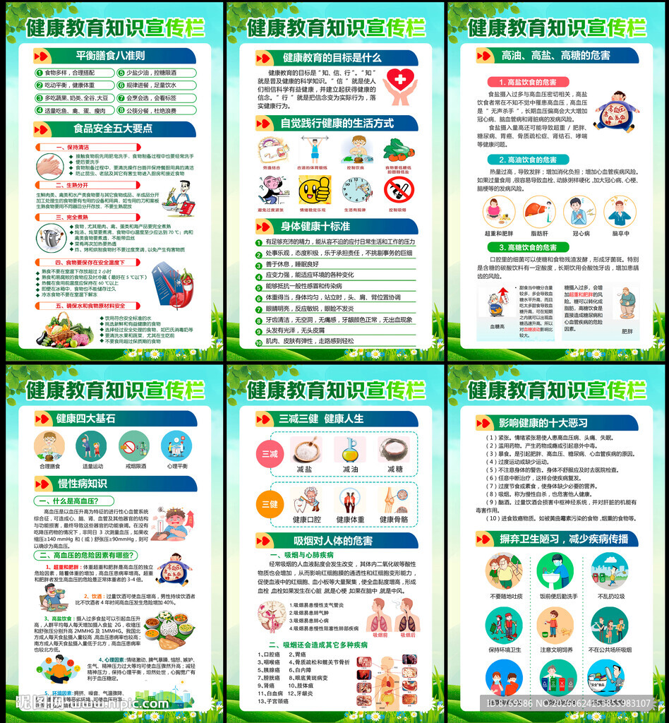 2026年社区健康教育宣传栏