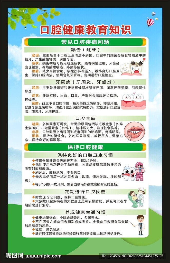世界口腔健康日海报