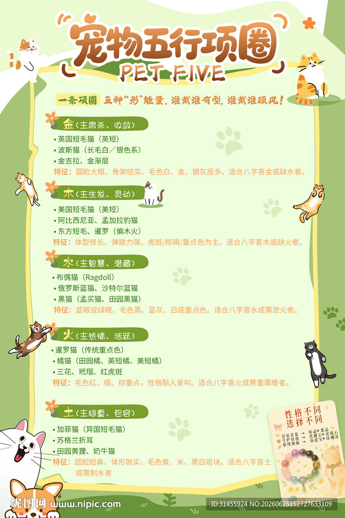 宠物五行项目介绍