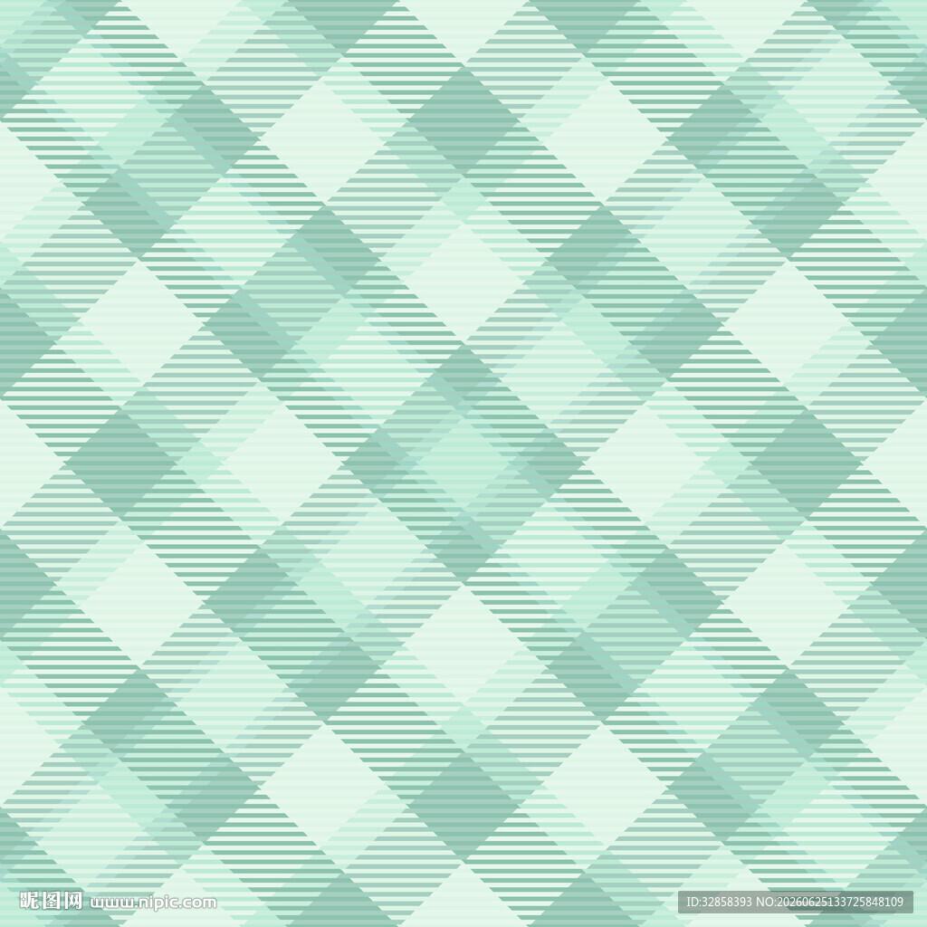 淡绿色格子纹理背景图