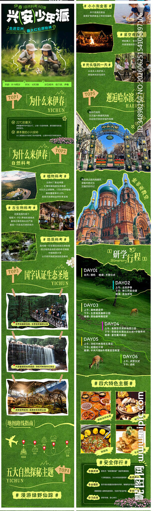 绿色研学游学详情页展示