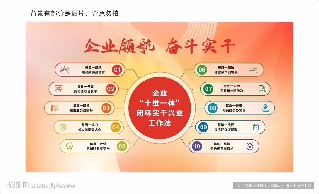 企业战略奋斗实干布局图