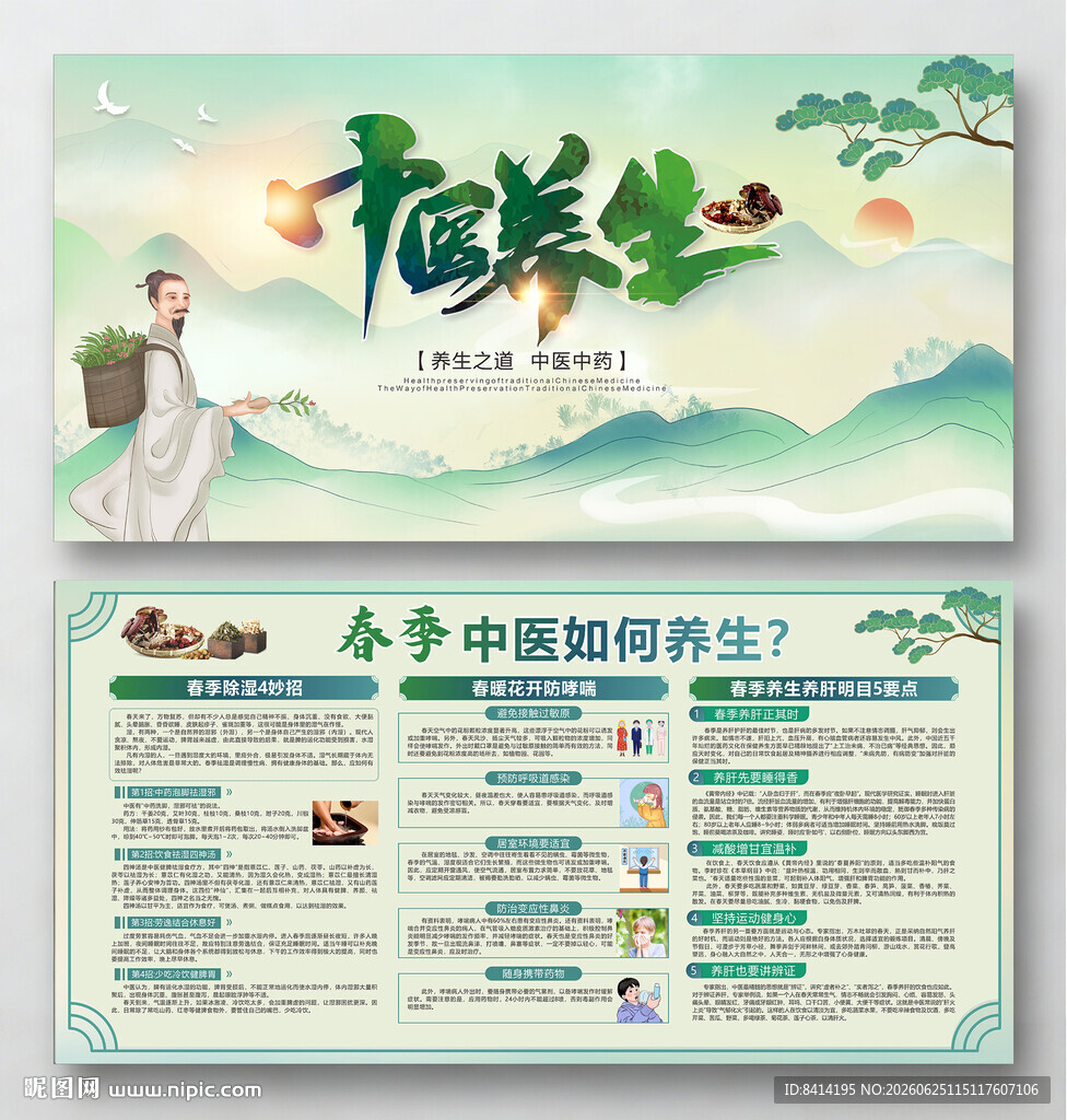 中医养生展板