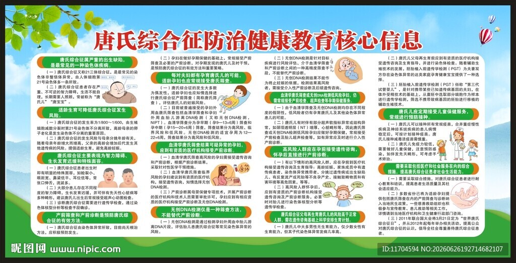 世界唐氏综合征日宣传栏