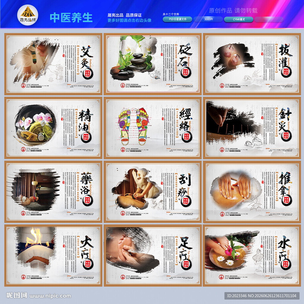 中医养生展板
