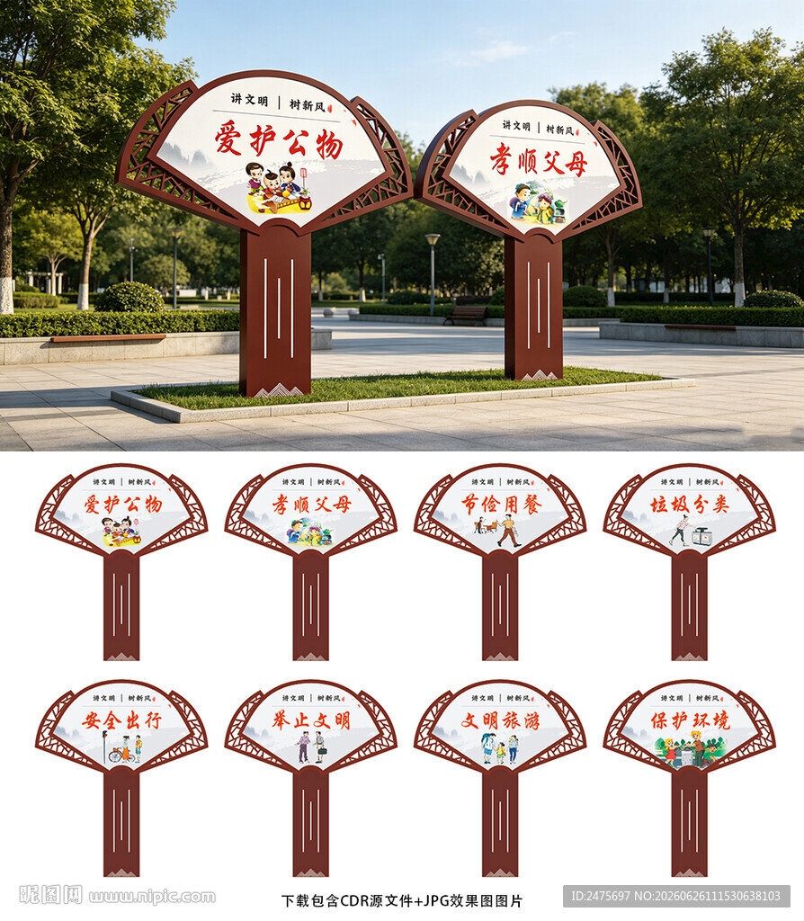 文明城市宣传栏