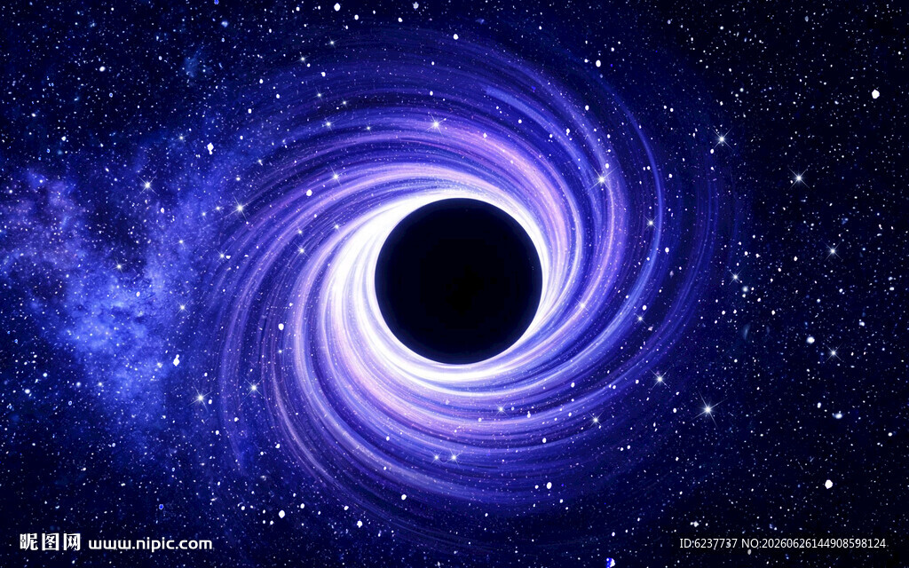 漩涡星空黑洞背景