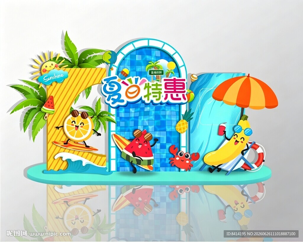 夏日特惠 夏季美陈
