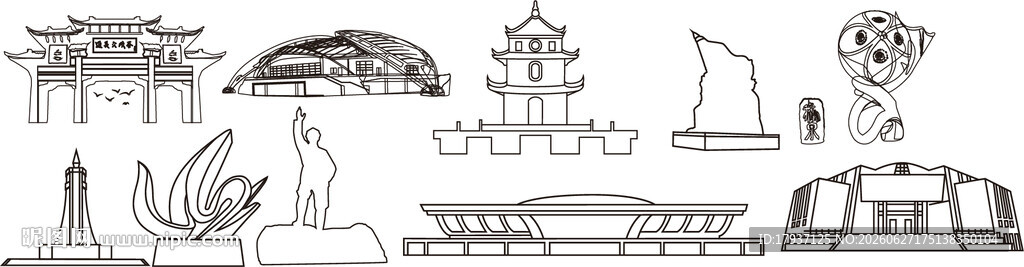 百色靖西城市建筑旅游剪影