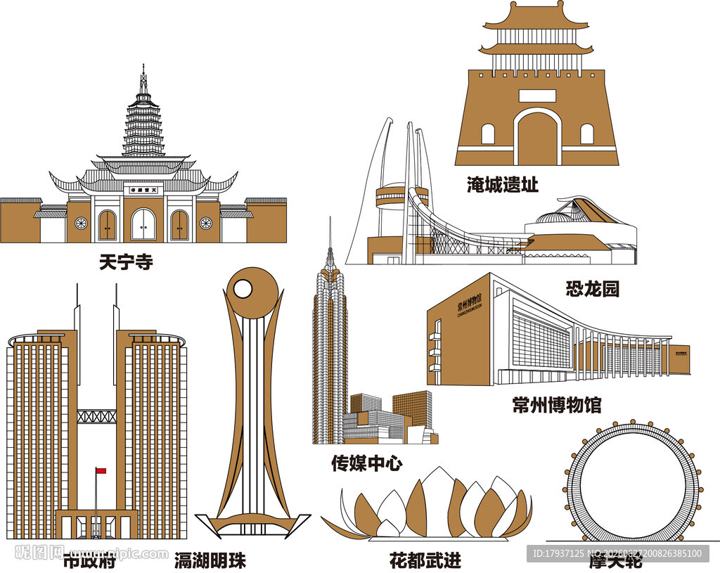 常州城市建筑旅游剪影