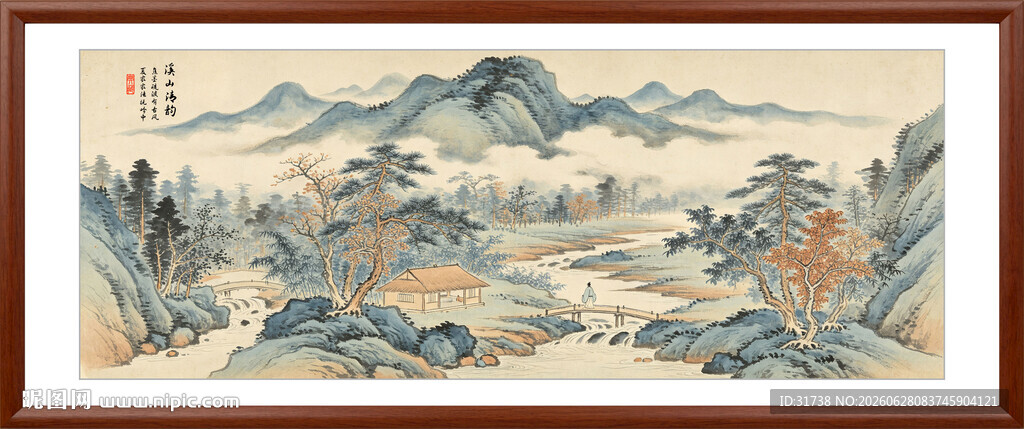 国画山水装饰画