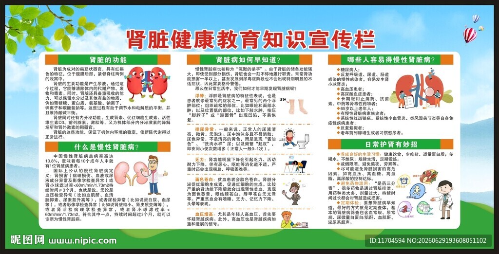 世界肾脏日宣传栏