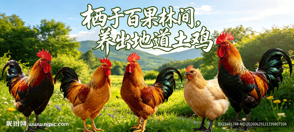 土鸡海报