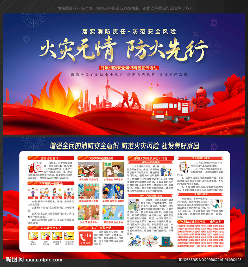 消防宣传展板