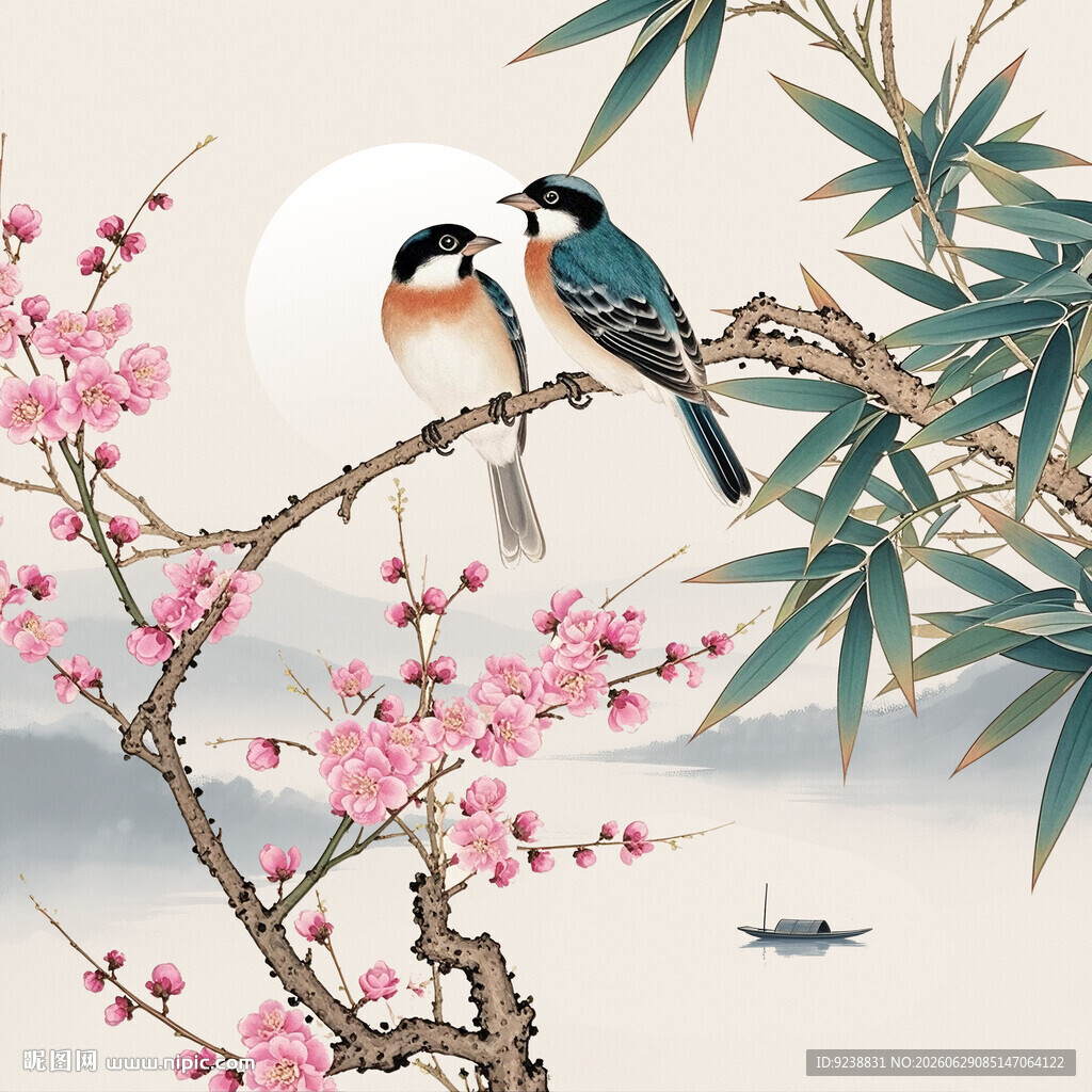 工笔花鸟画