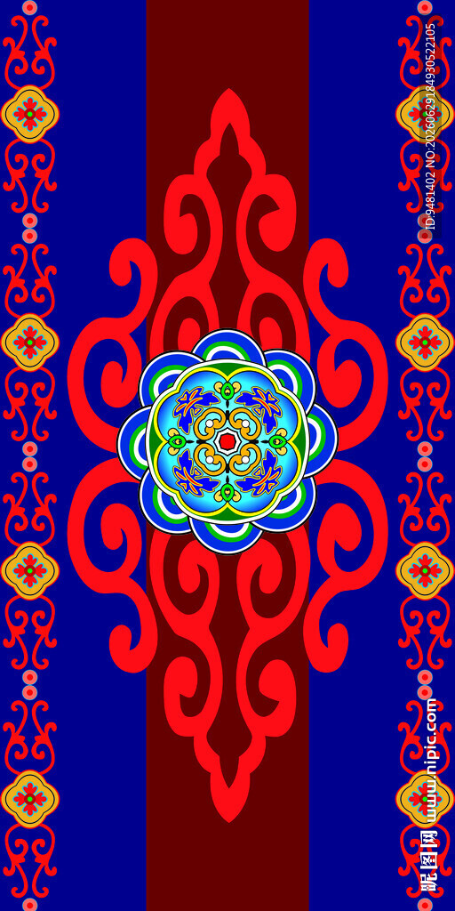 蒙古族传统花纹图案
